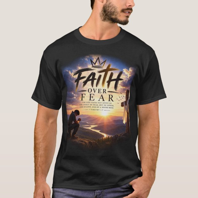 Camiseta Fe sobre Miedo (Anverso)