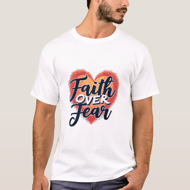 Camiseta Fe sobre Miedo (Anverso)