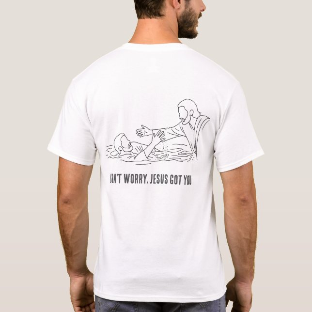 Camiseta Fe sobre Miedo (Reverso)