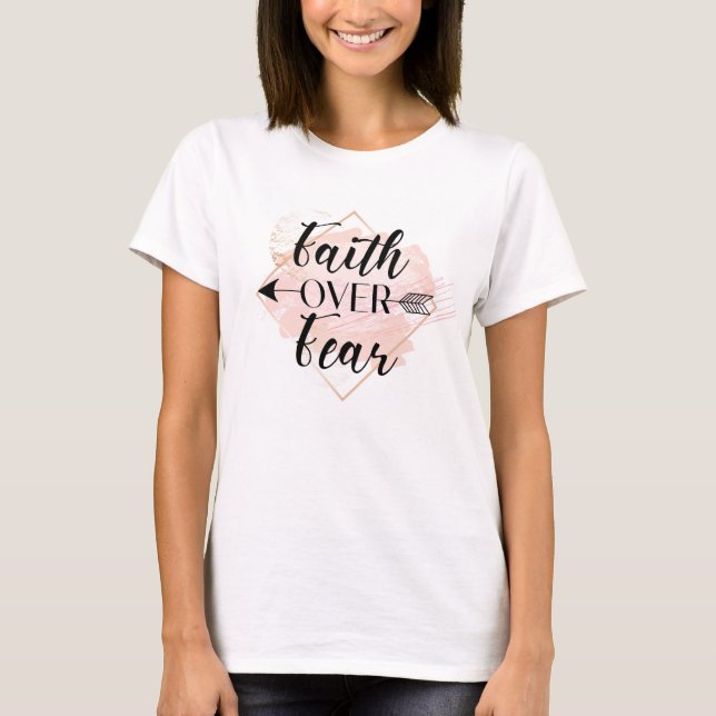 Camiseta Fe sobre miedo (Anverso)