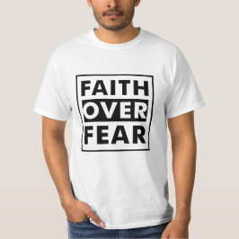 Camiseta Fe sobre miedo