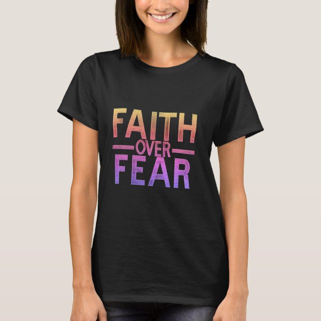Camiseta Fe sobre Miedo  (Anverso)