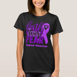 Camiseta Fe sobre miedo Conciencia Lupus