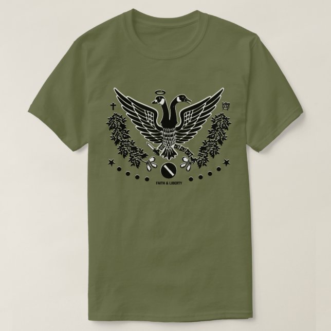 Camiseta Fe y libertad (Diseño del anverso)