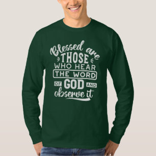 Camiseta Fe y Obediencia – Escritura Inspiradora