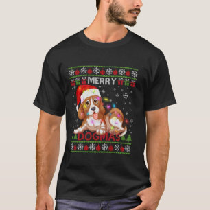 Camiseta Fea curiosa morera dogmas beagle navidad perro San