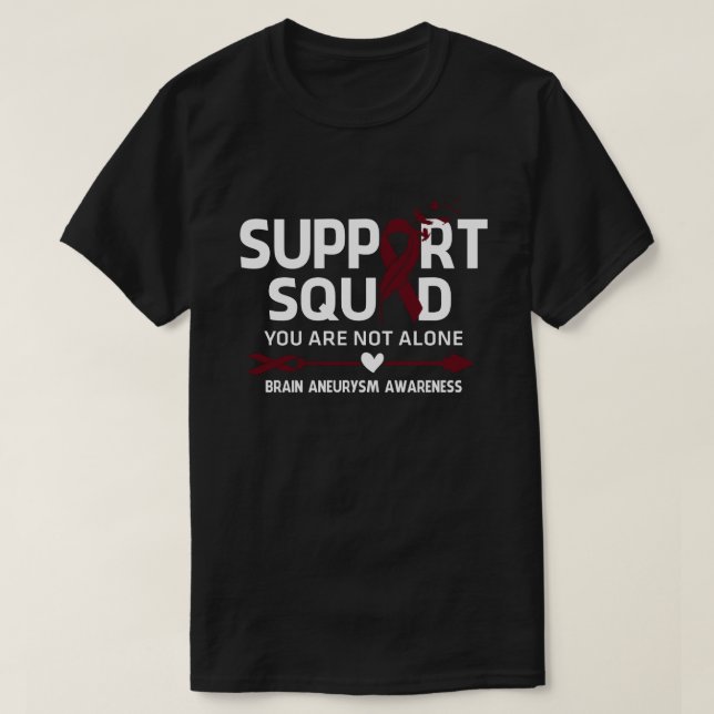 Camiseta Fea de concientización de la brigada de apoyo a lo (Diseño del anverso)