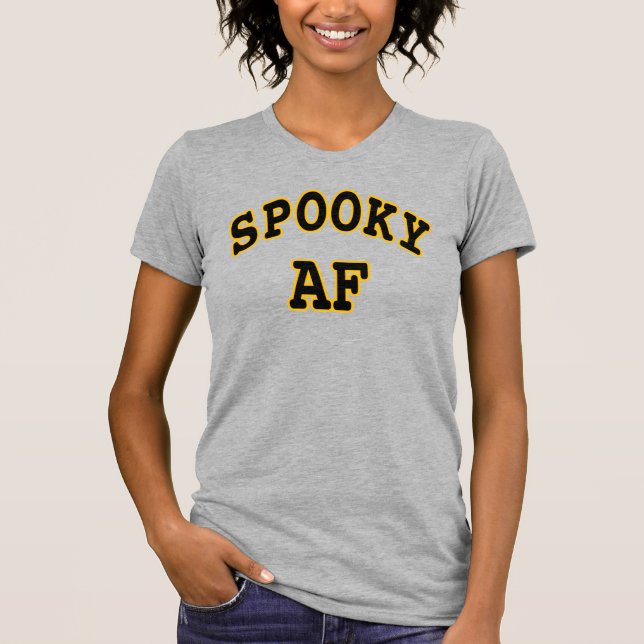 Camiseta fea de HALLOWEEN ESPELUZNANTE (Anverso)