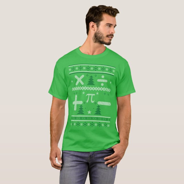 Camiseta fea de Navidad del suéter del navidad de (Anverso completo)