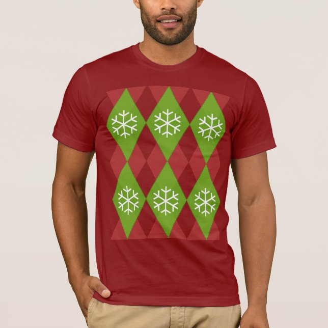 Camiseta fea del modelo del suéter del navidad de (Anverso)
