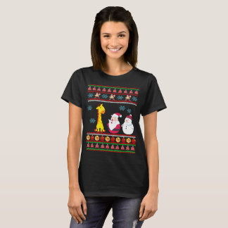Camiseta fea del suéter del navidad de Papá Noel