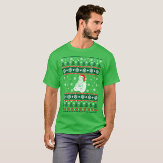 Camiseta fea del suéter del navidad del