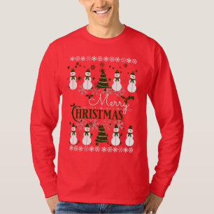 Camiseta Fea Navidad dulce de feriado Feliz Navidad