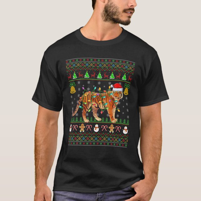 Camiseta Fea travesía del tigre y el amante de los tigres d (Anverso)