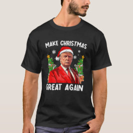 Camiseta Fea Trump 2024 Hacer Navidad Grande De Nu