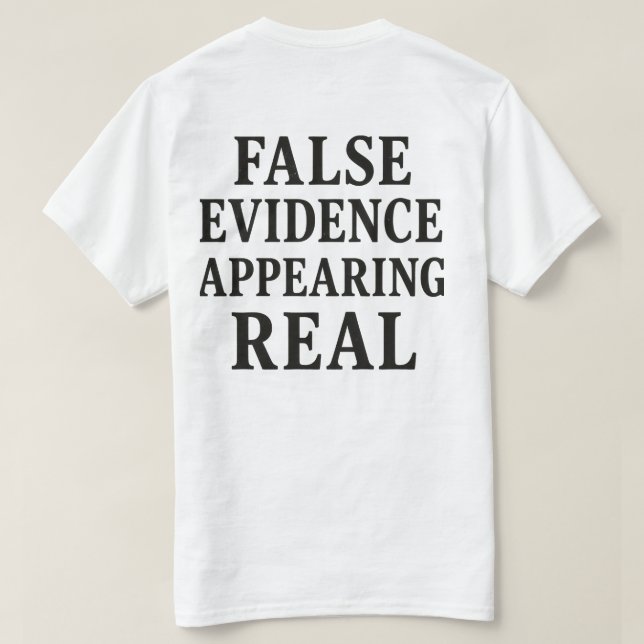 CAMISETA FEAR (Reverso del diseño)