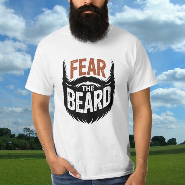 Camiseta Fear The Beard for Men Funny Beard Lover (Subido por el creador)