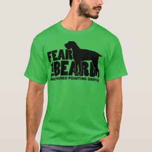 Camiseta Fear the Beard Funny Gifts for Wirehaired Pointing