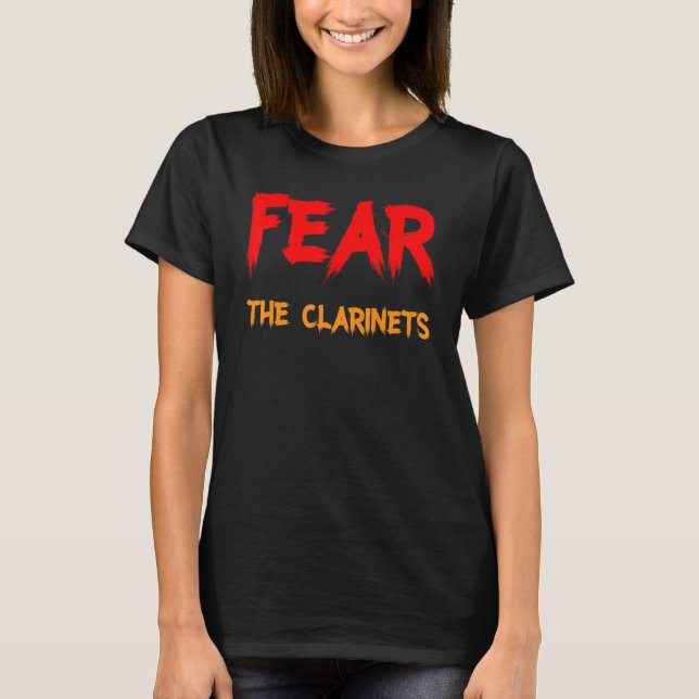 Camiseta Fear The Clarinets        (Anverso)