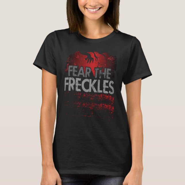 Camiseta Fear The Freckles  Ginger Freckles (Anverso)