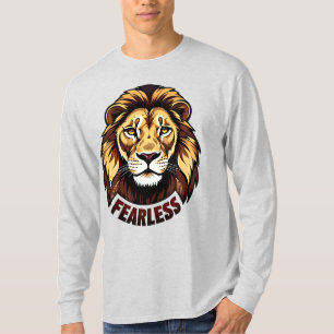 Camiseta Fearless_d.no.1- de Maaya_P, Men Long Sleeve Ash