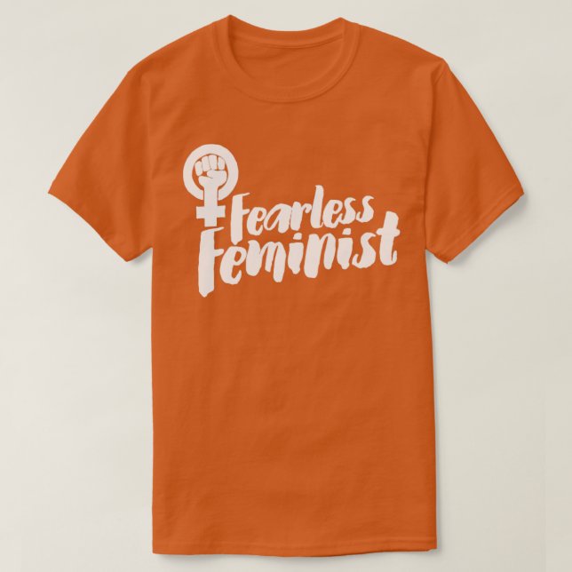 Camiseta Fearless Feminist1 (Diseño del anverso)