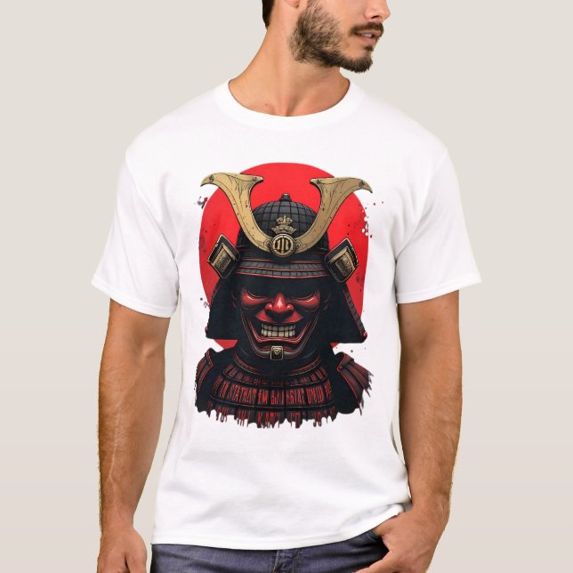 Camiseta ⚔️ Fearless Samurai – Warrior of the Rising Sun (Anverso)