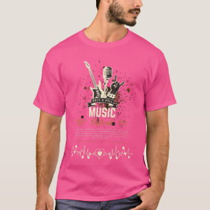 Camiseta Feat the Beat - Music Lover Vibes T-Shirt
