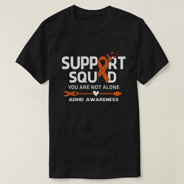 Camiseta Feather Awareness Awareness Squad Support (Diseño del anverso)