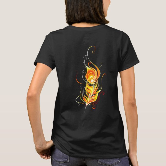 Camiseta Feather Peacock (Reverso)
