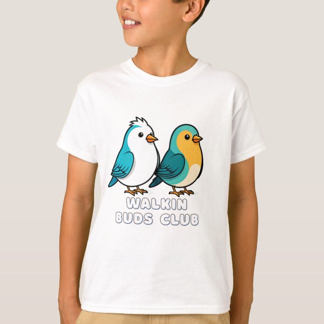 Camiseta Feathered Friends (Anverso)
