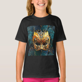 Camiseta Feathers Naranjas de la máscara de oro