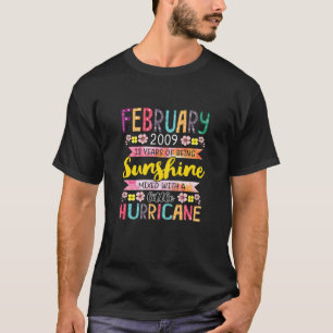 Camiseta Febrero Chicas 13 Años De Edad Maravilloso Pecado