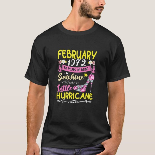 Camiseta Febrero Chicas 1972 50 Awesome Si (Anverso)