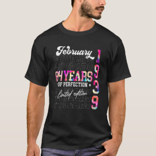 Camiseta Febrero de 1939 84 años 84º cumpleaños