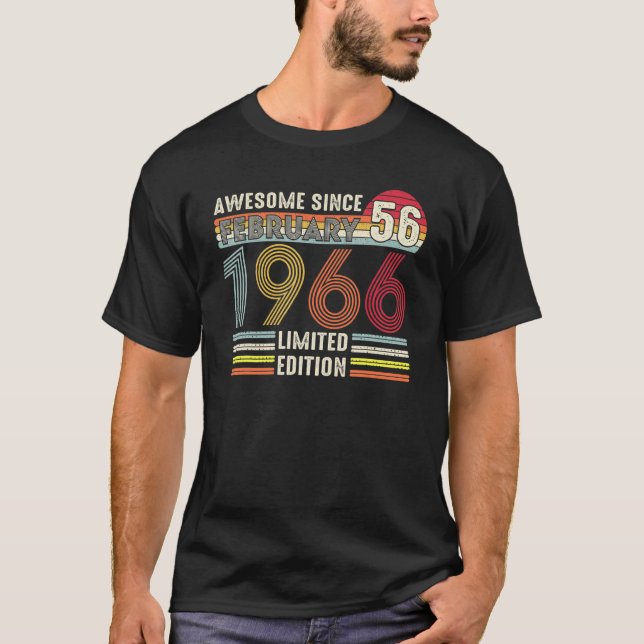 Camiseta Febrero de 1967, 56 años (Anverso)