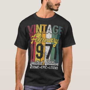 Camiseta Febrero de 1971 50th Birthday Gift Limited Edition