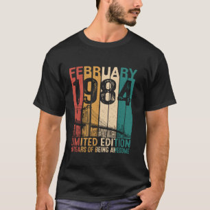 Camiseta Febrero de 1984: 40 años de antigüedad, 40 años de
