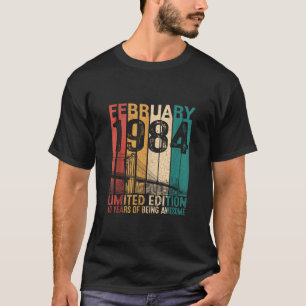 Camiseta Febrero de 1984: 40 años de antigüedad, 40 años de