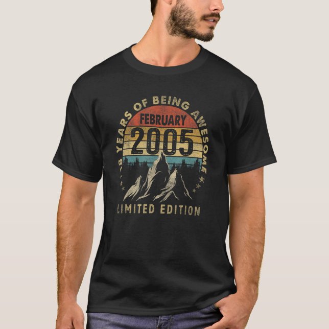 Camiseta Febrero de 2005: 18 años (Anverso)