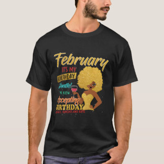 Camiseta Febrero es mi mes feliz