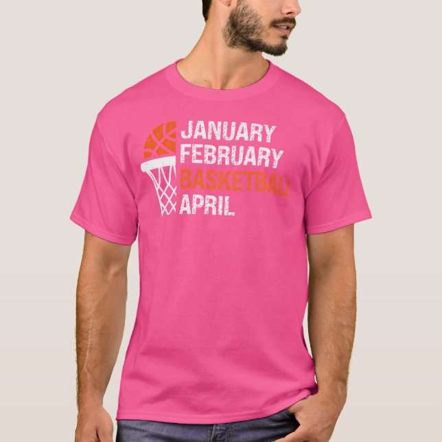Camiseta Febrero Febrero Baloncesto Baloncesto De Abril Par (Anverso)