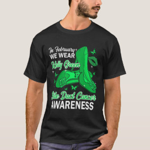 Camiseta Febrero Nosotros Llevamos Verde Kelly Cáncer de Co