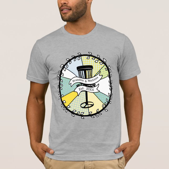 Camiseta Fecha establecida de la Pareja Personalizada de Go (Anverso)