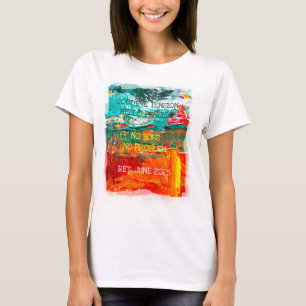 Camiseta Fecha Jubilada Divertida Hola Pensión Pintura Artí