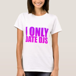 Camiseta Fecho solamente DJs - discs jockeyes datación de