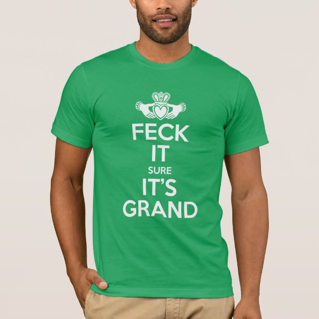 Camiseta Feck él - Claddagh (Anverso)