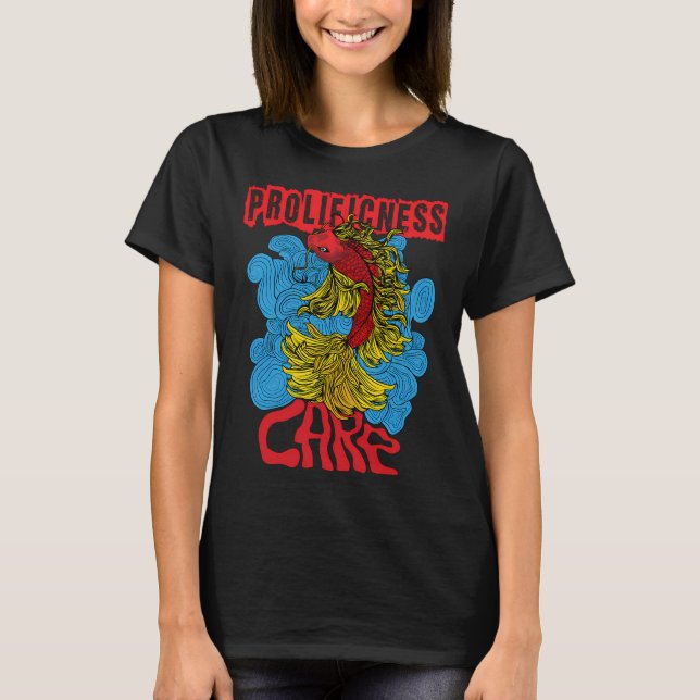 Camiseta fecundidad de la carpa koi (Anverso)