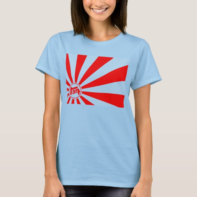 Camiseta Fed Burnout Tee - Logo de TEQ rising sun (Anverso)