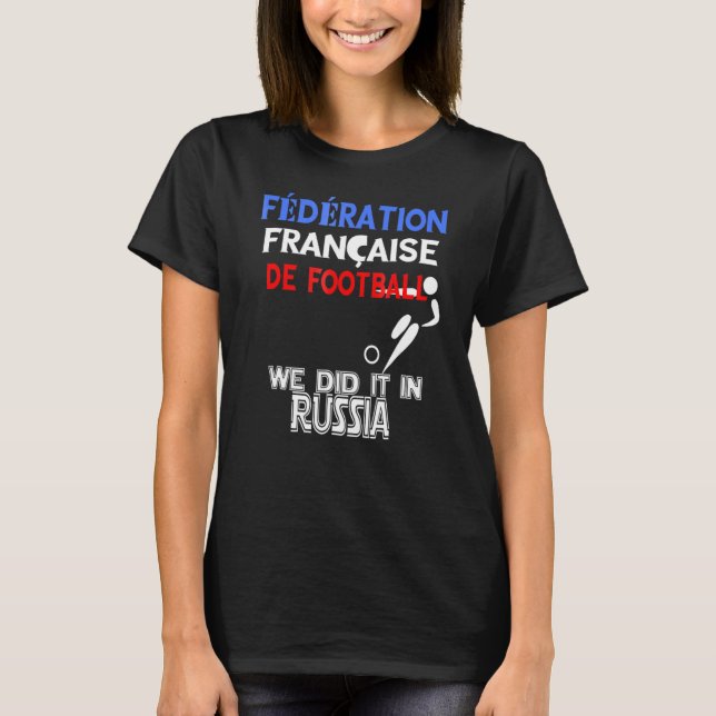 Camiseta Federación Francesa De Fútbol Fútbol (Anverso)